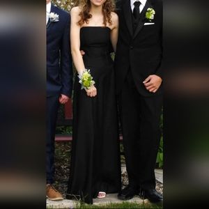 Elegant 2 piece strapless  bodice & skirt. Michelangelo Top size 2 Skirt size 4.